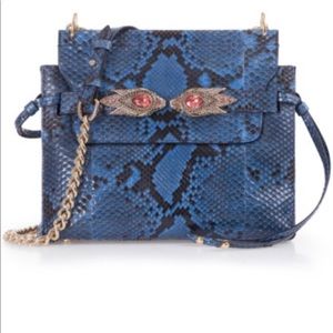 Roberto Cavalli Python shoulder bag